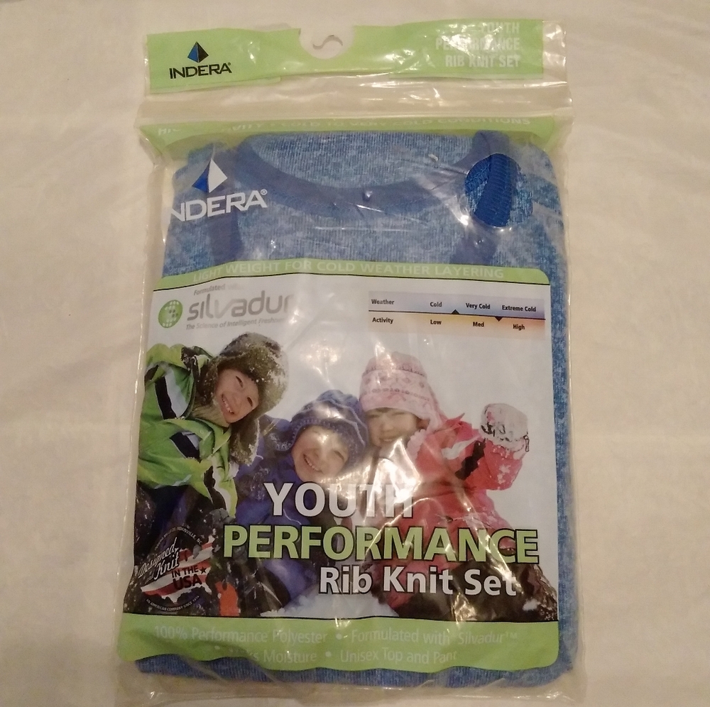 NIP Indera youth performance rib knit set lg